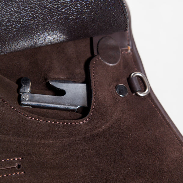 その他 TEN SADDLE SUEDE S BROWN Varsity Youth Tan Suede Saddle Oxfords - Kids Shoe Box