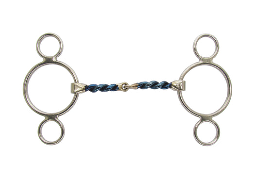 Bombers 3 Ring Snaffle Round Twist - TATO'S MALLETS