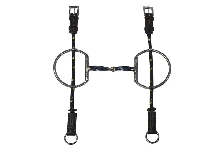 Bombers Eggbutt Gag Snaffle Square Twist - TATO'S MALLETS