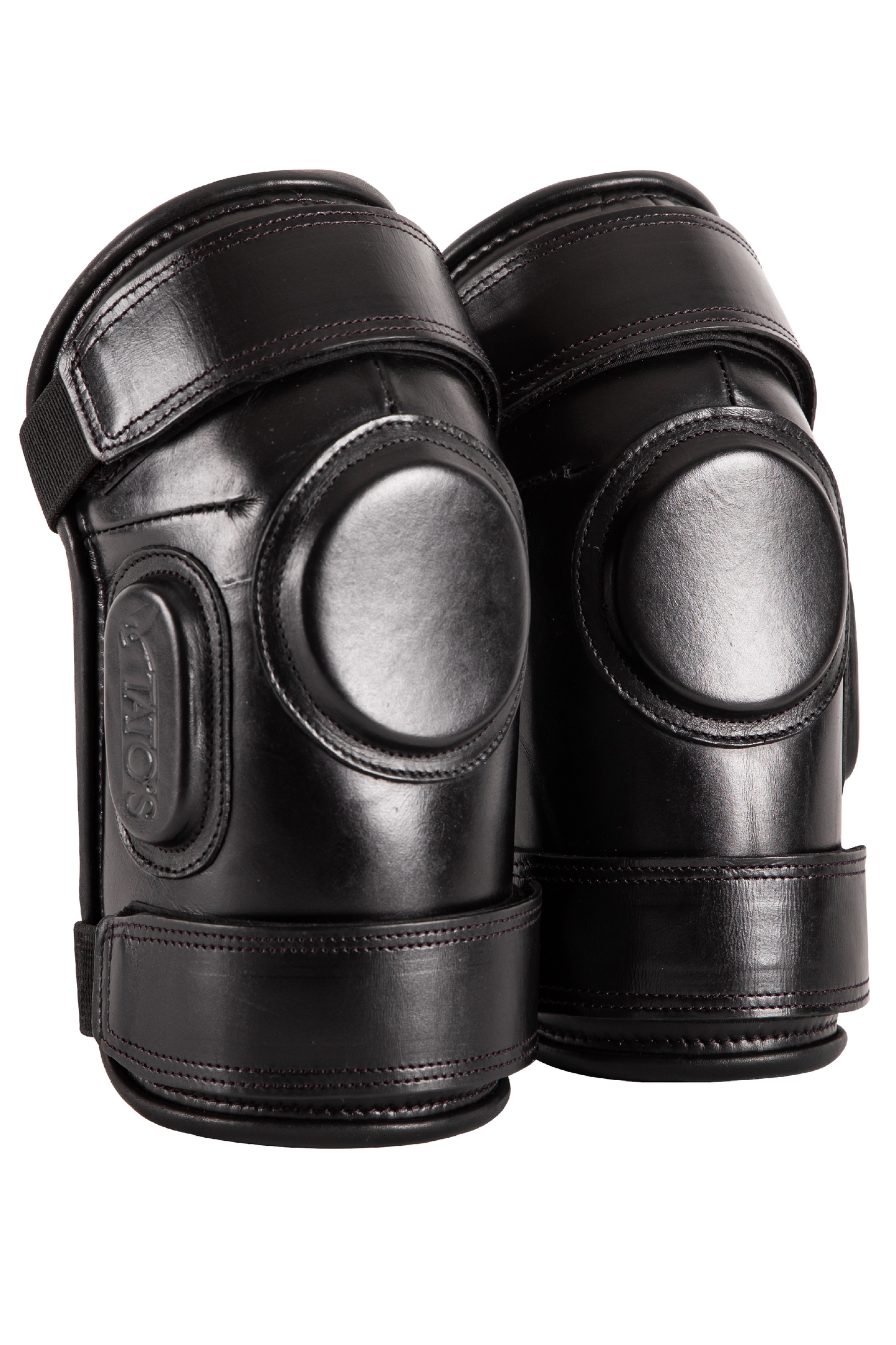 Pro Polo Knee Guards - Black - TATO'S MALLETS