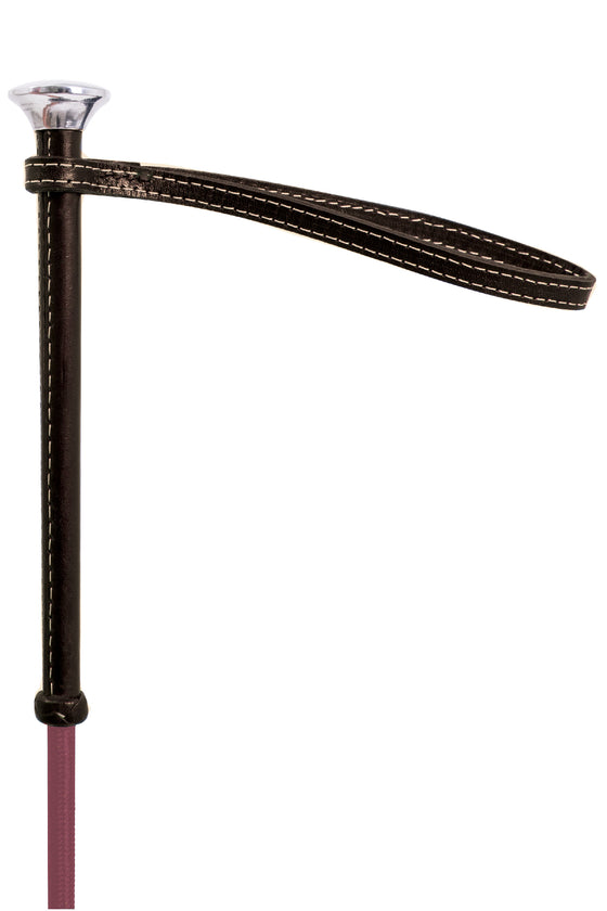 Whip - Leather Handle with Metal Knob - TATO'S MALLETS