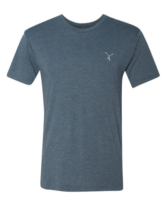 The Everyday Tee - Heather Navy - TATO'S MALLETS