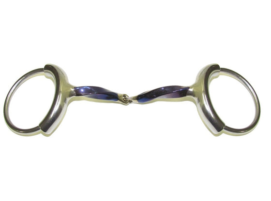 Bombers Loose Ring Tube Snaffle Square Twist - TATO'S MALLETS