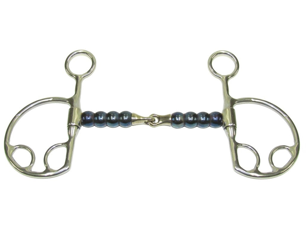 Bombers Kimblewick Cherry Roller Snaffle - TATO'S MALLETS