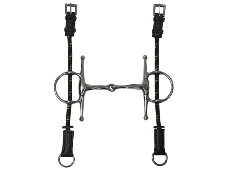 Standard Full Cheek Gag Snaffle Slow Twist - TATO'S MALLETS