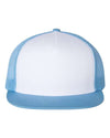 Carolina Blue - White