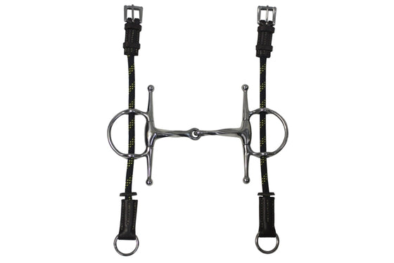 Standard Full Cheek Gag Snaffle Slow Twist - TATO'S MALLETS