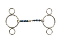  Bombers 3 Ring Snaffle Round Twist - TATO'S MALLETS