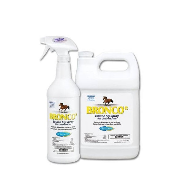 Bronco-e Equine Fly Spray Plus Citronella Scent - TATO'S MALLETS