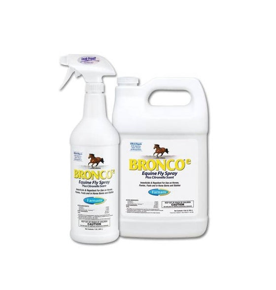 Bronco-e Equine Fly Spray Plus Citronella Scent - TATO'S MALLETS