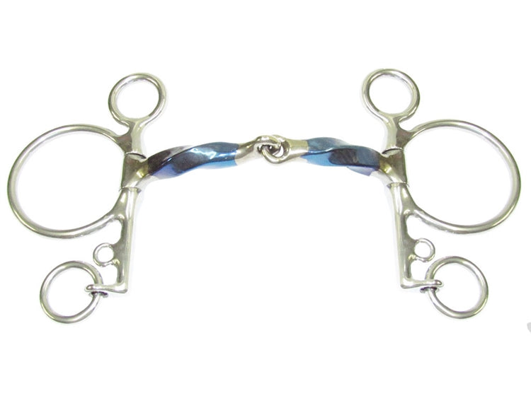 Bombers Pelham Snaffle Square Twist - TATO'S MALLETS