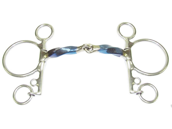Bombers Pelham Snaffle Square Twist - TATO'S MALLETS