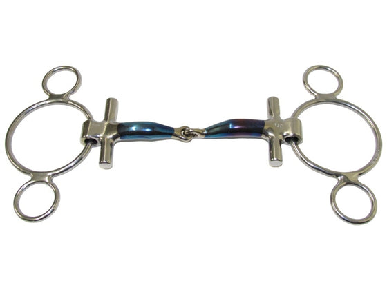 Bombers T-bar 3 Ring Snaffle - TATO'S MALLETS