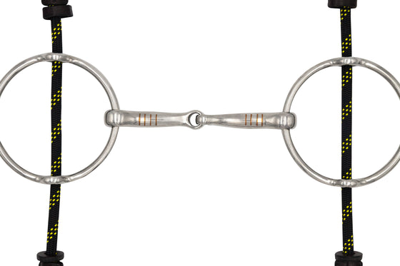 TATO'S Big Ring Gag Roy Jointed SS with Copper Inlays - TATO'S MALLETS