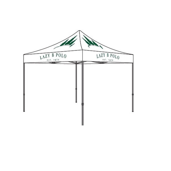 Custom Polo Tent 10x10 - Aluminum Frame - TATO'S MALLETS
