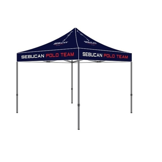 Custom Polo Tent 10x10 - Aluminum Frame - TATO'S MALLETS
