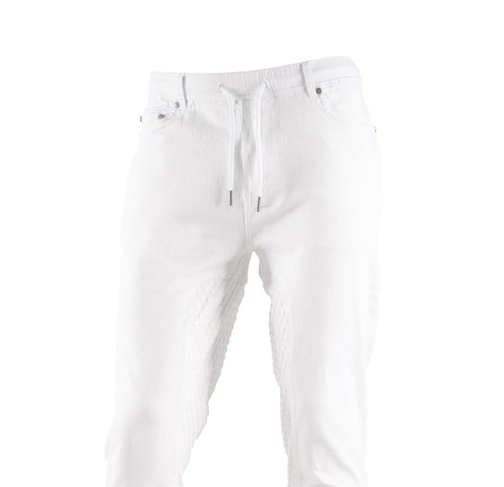TATO'S Performance Polo Jeans -White - TATO'S MALLETS
