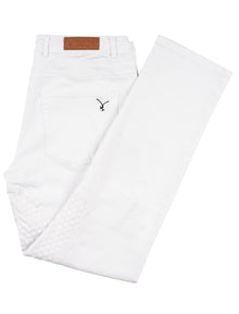  TATO'S Performance Polo Jeans -White - TATO'S MALLETS