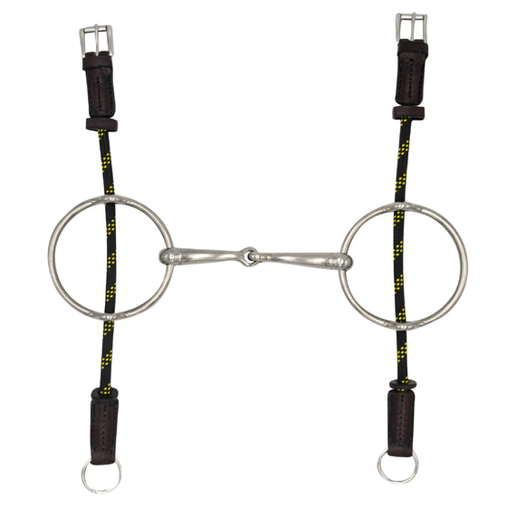 English Big Ring Gag Snaffle - TATO'S MALLETS