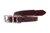 English Red Buffalo Stirrup Leathers - TATO'S MALLETS