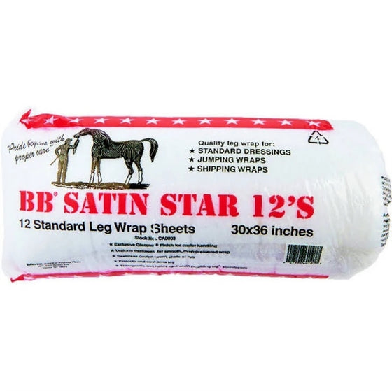 BB Satin Star Cotton Leg Wrap Sheets - TATO'S MALLETS