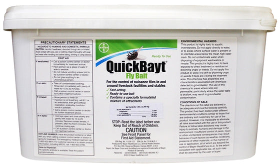 Bayer QuickBayt Fly Bait	 5Lbs - TATO'S MALLETS