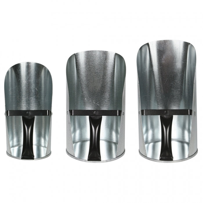 Galvanized Feed Scoop 3Qt - 6Qt - TATO'S MALLETS