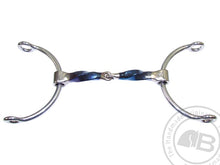  Bombers Halfmoon Gag Snaffle Square Twist - TATO'S MALLETS