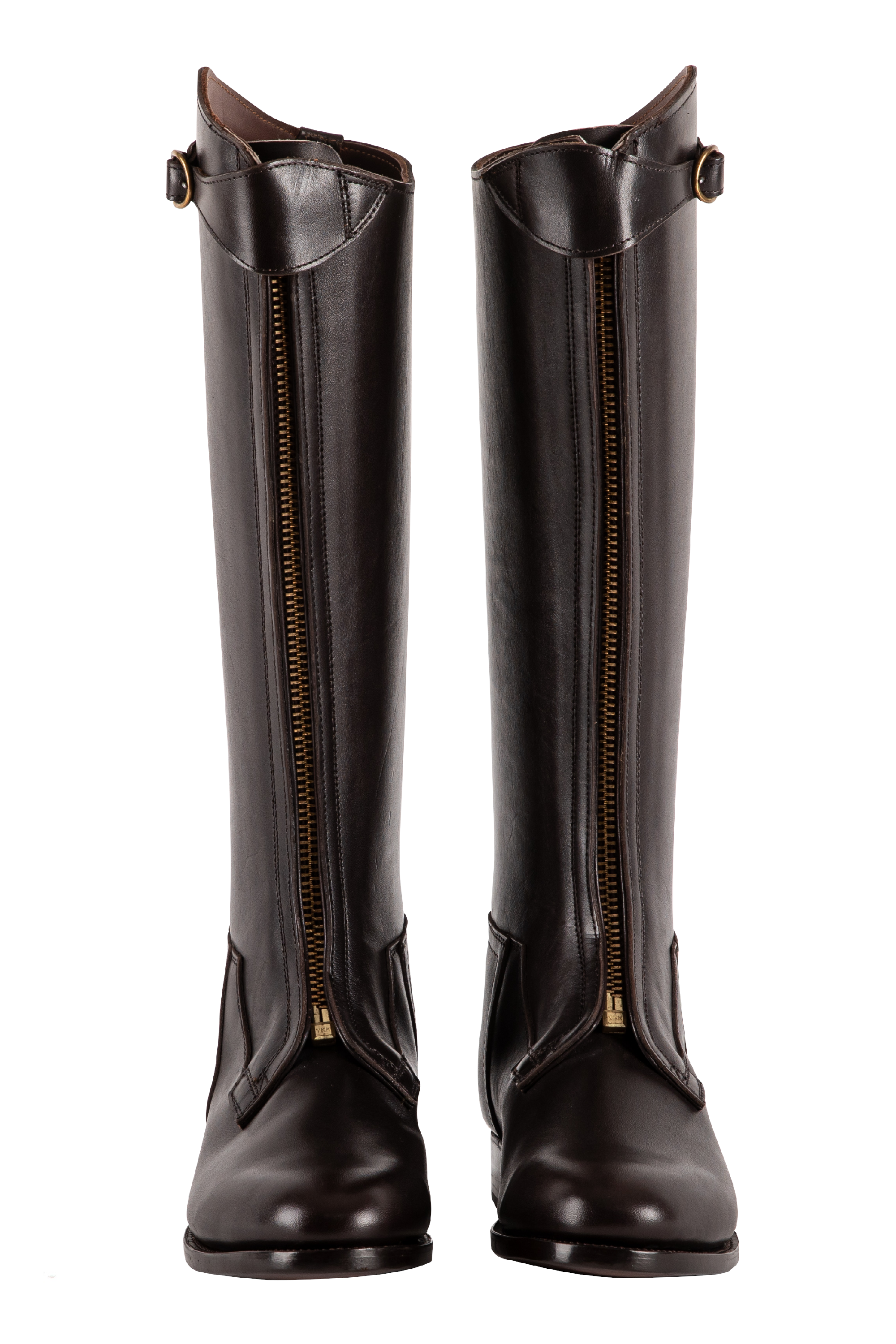 Front Zipper Polo Boots Ladies