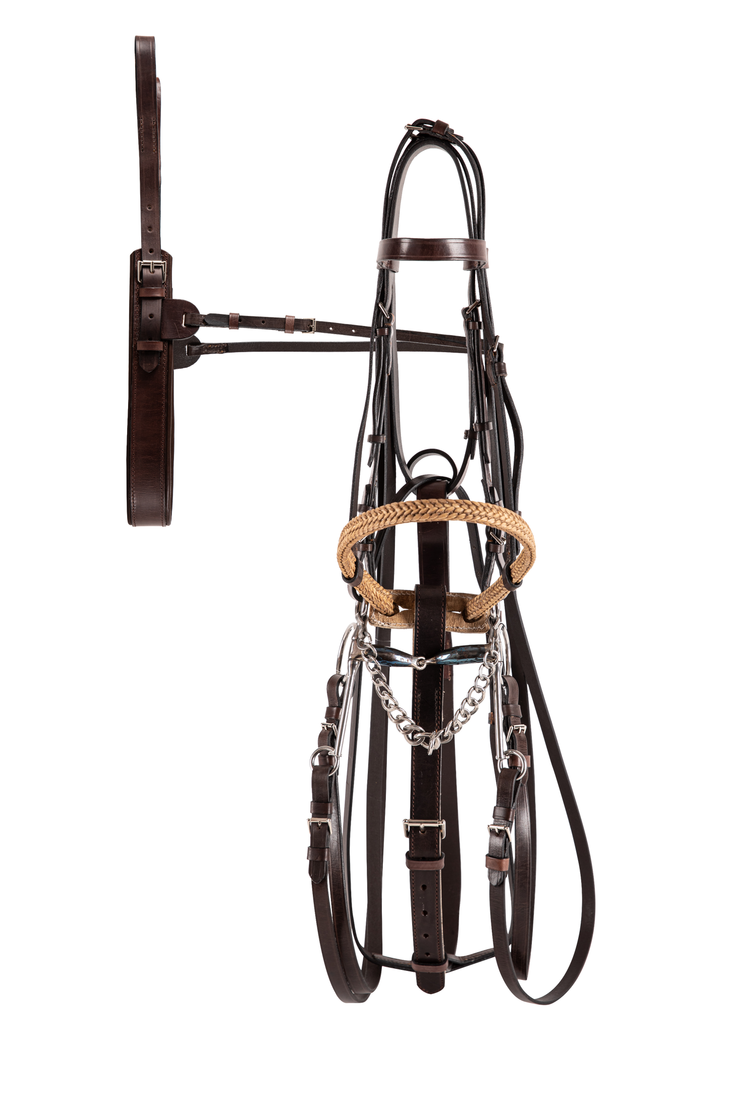 Advanced Pelham Bridle Rawhide - TATO'S MALLETS