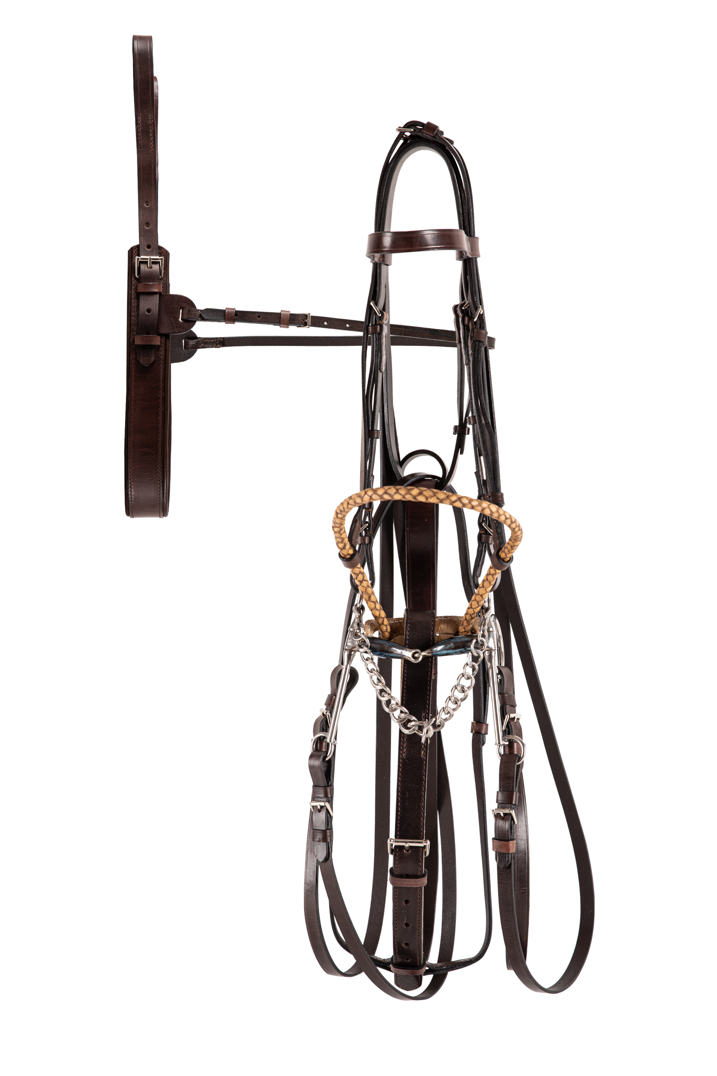 Advanced Pelham Bridle Rawhide - TATO'S MALLETS
