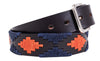 Polo Belt - Orange & Navy Blue - TATO'S MALLETS