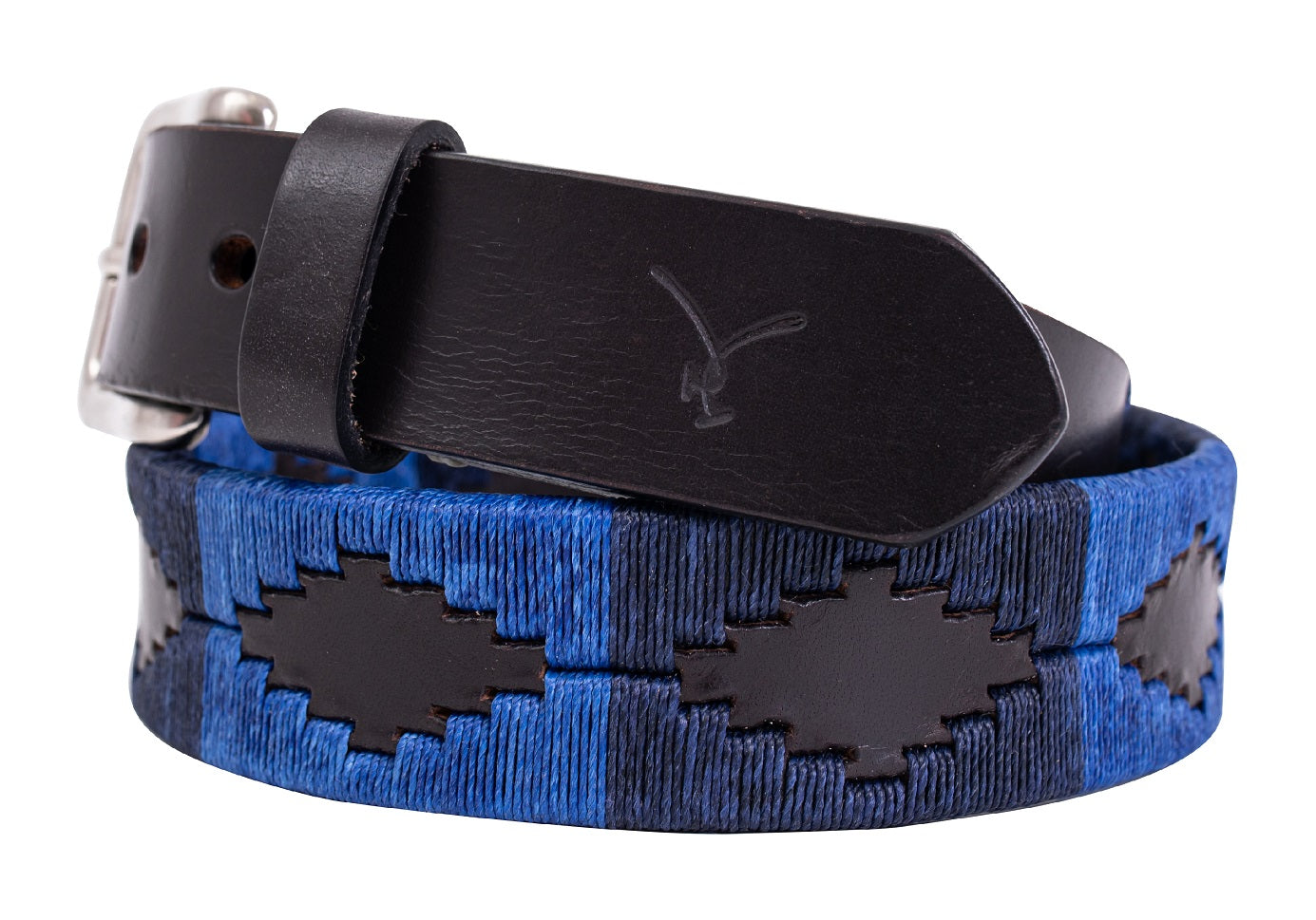 Polo Belt - Navy Blue on Blue - TATO'S MALLETS