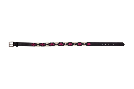 Polo Belt - Fuchsia & Sand - TATO'S MALLETS
