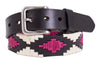 Polo Belt - Fuchsia & Sand - TATO'S MALLETS