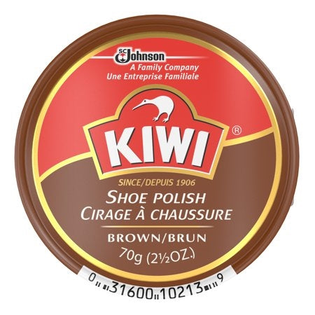 Kiwi Shoe Polish 2.5oz Brown - TATO'S MALLETS