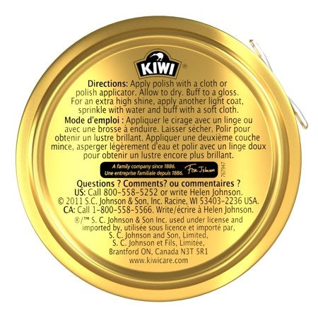 Kiwi Shoe Polish 2.5oz Brown - TATO'S MALLETS