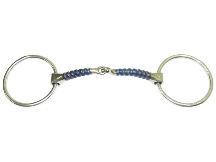 Bombers Loose Ring Snaffle Corkscrew - TATO'S MALLETS