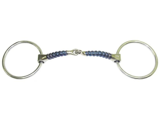 Bombers Loose Ring Snaffle Corkscrew - TATO'S MALLETS