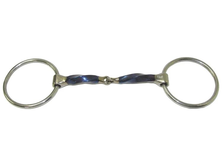 Bombers Loose Ring Snaffle Square Twist - TATO'S MALLETS