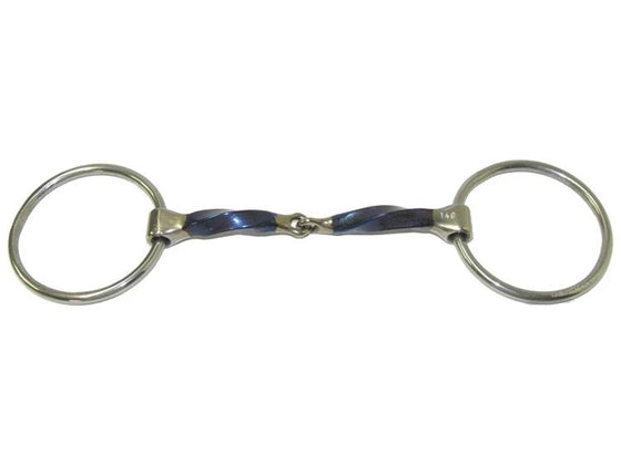 Bombers Loose Ring Snaffle Square Twist - TATO'S MALLETS