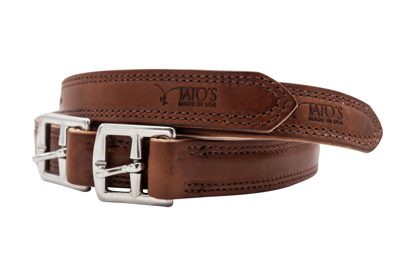 Never Stretch Stirrup Leathers - TATO'S MALLETS