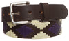 Polo Belt - Sand on Deep Purple - TATO'S MALLETS