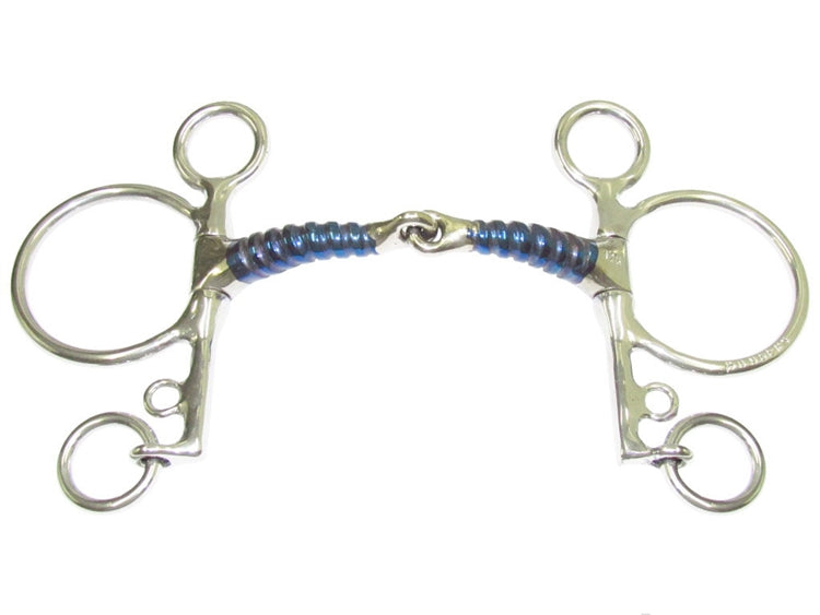 Bombers Pelham Snaffle Corckscrew - TATO'S MALLETS