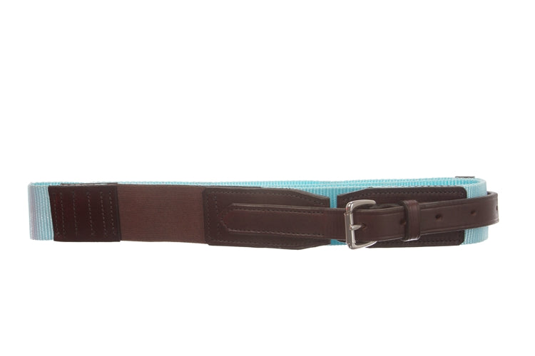 Nylon & Leather Elastic Overgirth - TATO'S MALLETS