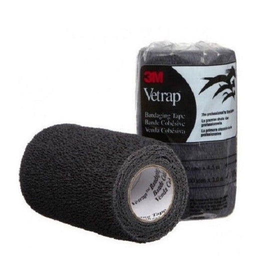 Vetrap Bandaging Tape Black - 18/Box - TATO'S MALLETS