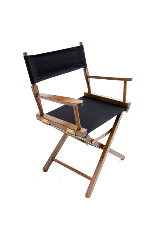 Director's Chair 18" - Walnut Finish - TATO'S MALLETS