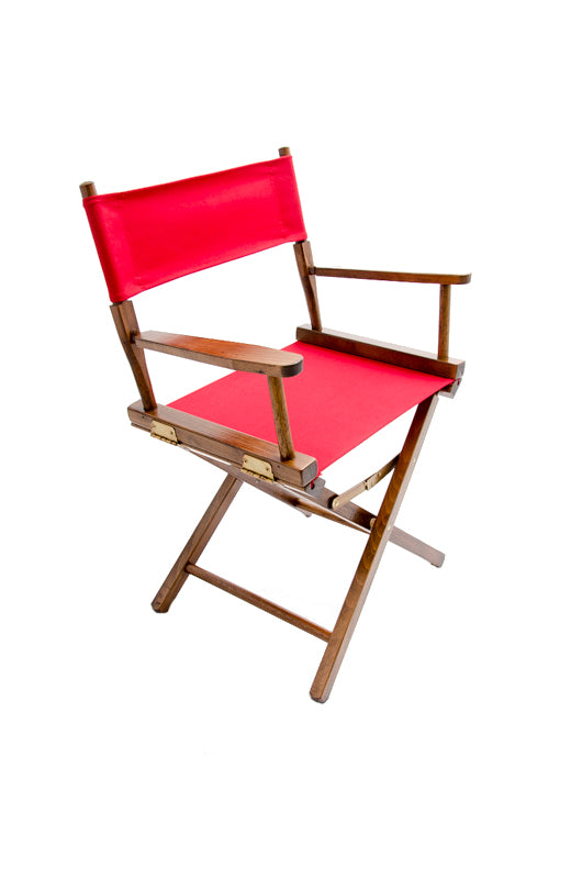 Director's Chair 18" - Walnut Finish - TATO'S MALLETS