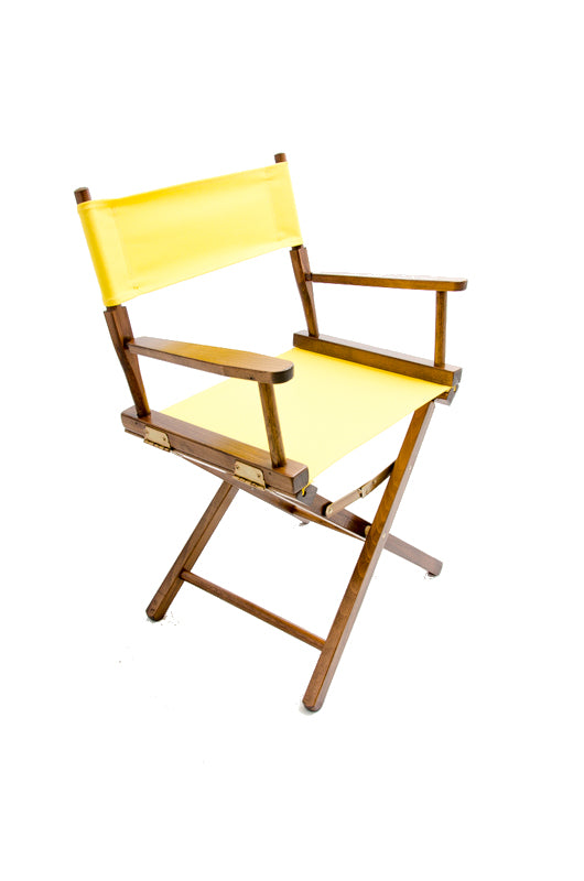 Director's Chair 18" - Walnut Finish - TATO'S MALLETS