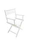 Director's Chair 18" - White Finish - TATO'S MALLETS